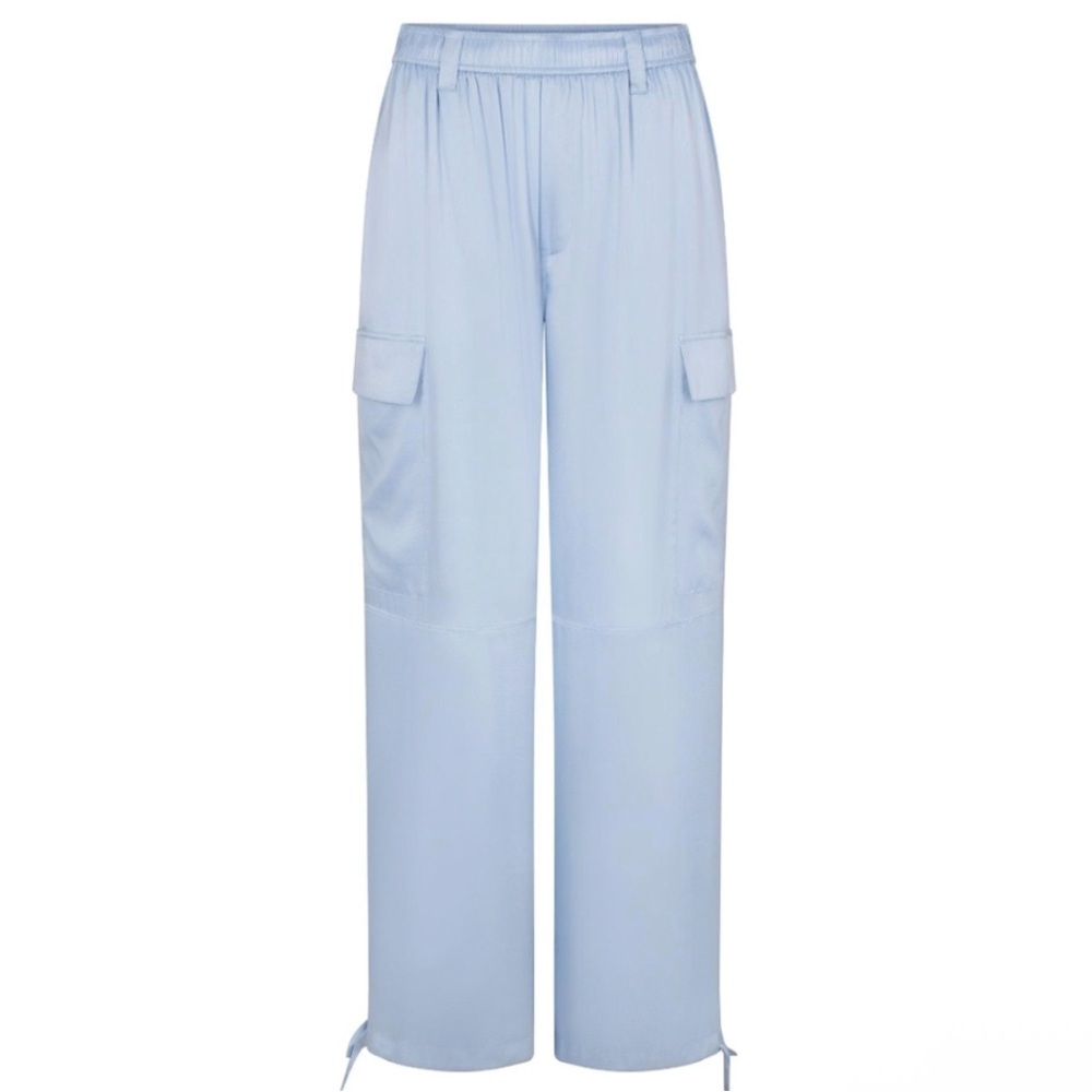 SKIMS Cargo Jogger Pant In Glacier Light Blue Size Medium NEW NWT